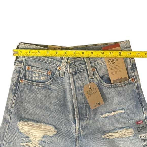 LEVI’S RIBCAGE STRAIGHT ANKLE SIZE  27 - Picture 14 of 16